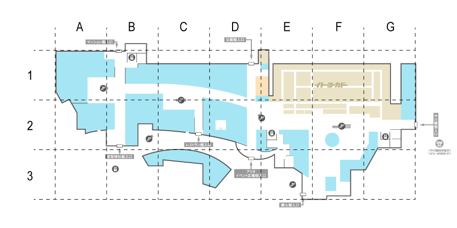 アリオ亀有 アリオイベント広場側入口 左 アリオスペースレンタル アリオ亀有 アリオイベント広場側入口 左 アリオスペースレンタル
